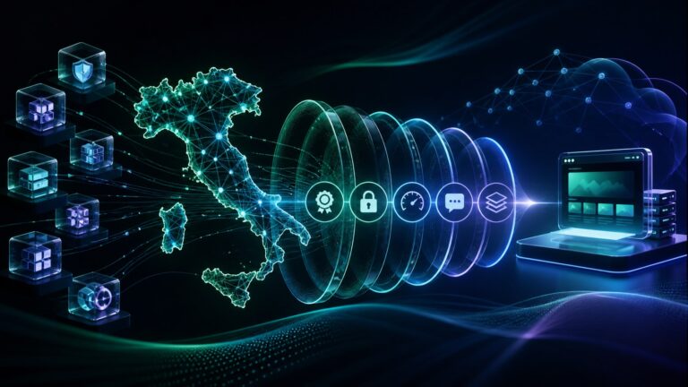 Rete nazionale italiana collegata a criteri di competenza, sicurezza e prestazioni
