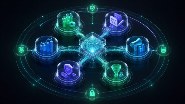 Sistema di digital marketing assistito dall’intelligenza artificiale con controlli su dati e risultati