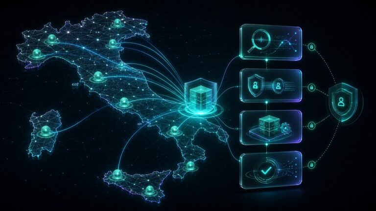 Collaborazione tecnica nazionale collegata a un sito attraverso accessi remoti sicuri e verificabili