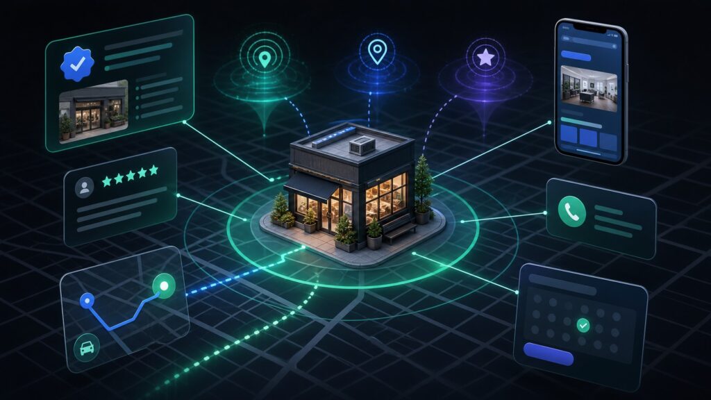Attività locale reale collegata a profilo, sito, recensioni e contatti verificabili