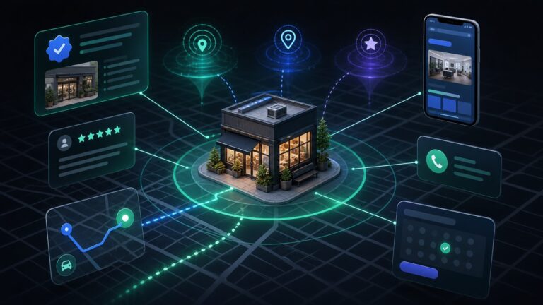 Attività locale reale collegata a profilo, sito, recensioni e contatti verificabili